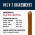 Cadet Bully Hide Sticks All-Nautral Dog Chews Small Bully Stick Small (5 Count) image thumbnail 5