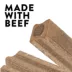Dentley's® Raw-Hide Alternative Adult Dog Chews - Beef Chomps 12 ct image thumbnail 3