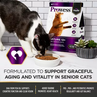 Product Nulo Prowess Mature 12+ Senior Cat Dry Food - Natural, Turkey
