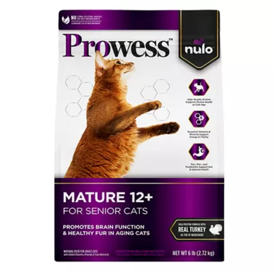 Nulo Prowess Mature 12+ Senior Cat Dry Food - Natural, Turkey - Image 1