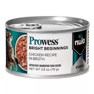 Nulo Prowess Bright Beginnings Kitten Wet Food - Shreds in Broth, 2.8 OZ - Image 1