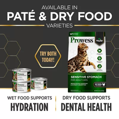 Product Nulo Prowess Sensitive Stomach Adult Cat Wet Food - Pate, 2.8 OZ