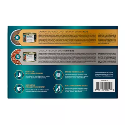 Product Nulo Prowess Bright Beginning Kitten Wet Food - Natural, Variety Pack, 12 Count