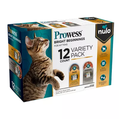 Product Nulo Prowess Bright Beginning Kitten Wet Food - Natural, Variety Pack, 12 Count