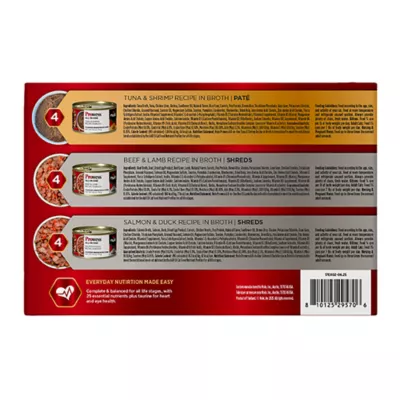 Product Nulo Prowess All-In-One Essentials All Life Stages Wet Cat Food - Natural, Variety Pack, 12 Count