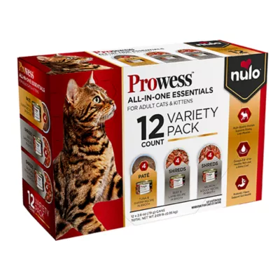 Product Nulo Prowess All-In-One Essentials All Life Stages Wet Cat Food - Natural, Variety Pack, 12 Count