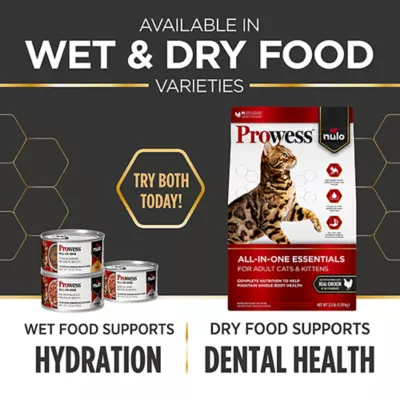 Product Nulo Prowess All-In-One Essentials All Life Stages Wet Cat Food - Natural, Variety Pack, 12 Count