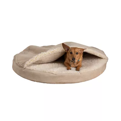 Snoozer Orthopedic Microsuede Round Cozy Cave Dog Bed - Image 1