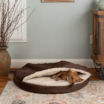 Snoozer Orthopedic Microsuede Round Cozy Cave Dog Bed - Image 2