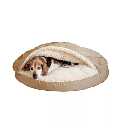 Snoozer Orthopedic Microsuede Round Cozy Cave Dog Bed - Image 1