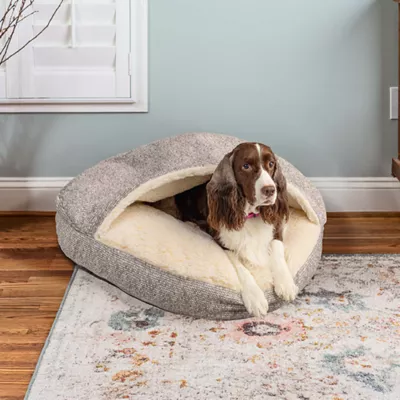 Snoozer Orthopedic Microsuede Round Cozy Cave Dog Bed - Image 2