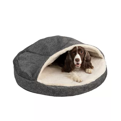 Snoozer Orthopedic Microsuede Round Cozy Cave Dog Bed - Image 1