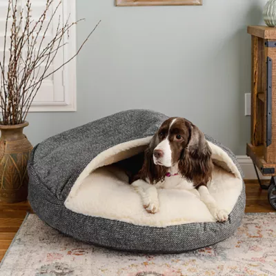 Snoozer Orthopedic Microsuede Round Cozy Cave Dog Bed - Image 2