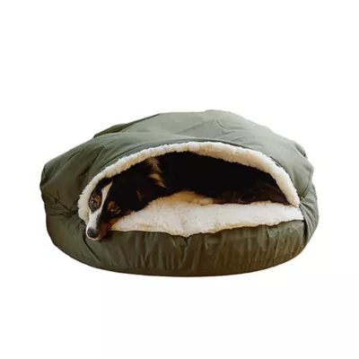 Snoozer Orthopedic Microsuede Round Cozy Cave Dog Bed - Image 1