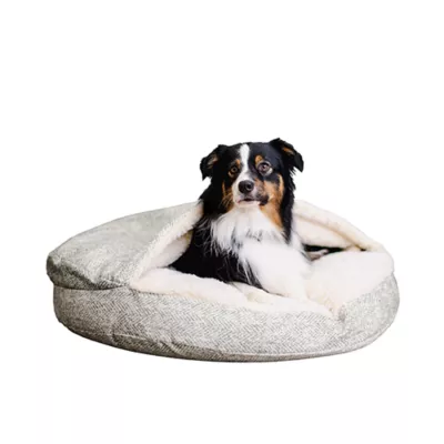 Snoozer Orthopedic Microsuede Round Cozy Cave Dog Bed - Image 1