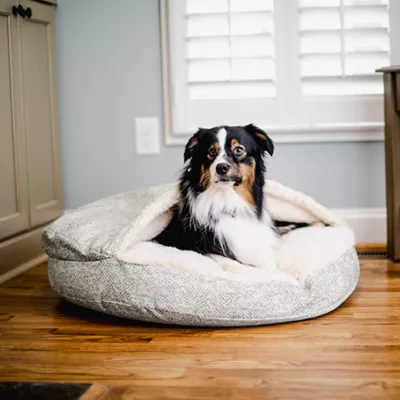 Snoozer Orthopedic Microsuede Round Cozy Cave Dog Bed - Image 2