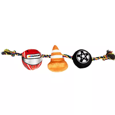 Nascar Jumbo Rope Tug with Racing Icons Dog Toy - Image 3