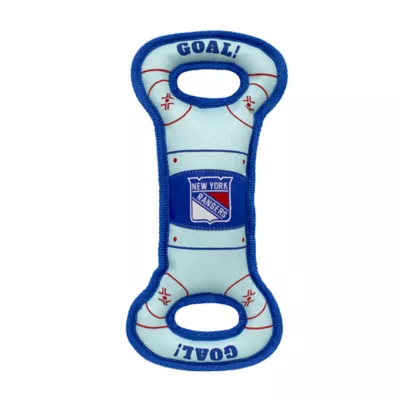 Pets First New York Rangers Hockey Tug Toy - Image 1