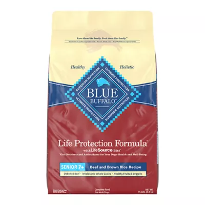 Blue Buffalo Life Protection Formula Senior 7+ Dry Dog Food - Beef & Brown Rice - Image 1