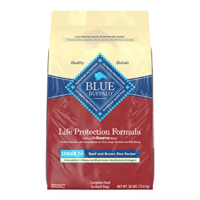 Blue Buffalo Life Protection Formula Senior 7+ Dry Dog Food - Beef & Brown Rice - Image 1
