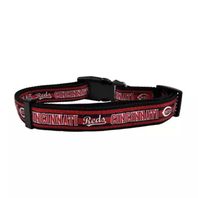 Pets First Cincinnati Reds Satin Collar - Image 1