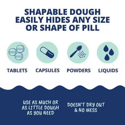 Product Under the Weather Pill Pocket Wrap for Dogs - Chicken Liver, 140 g