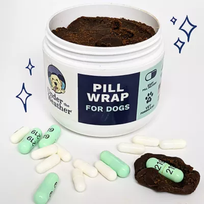 Product Under the Weather Pill Pocket Wrap for Dogs - Chicken Liver, 140 g