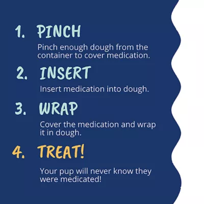 Product Under the Weather Pill Pocket Wrap for Dogs - Chicken Liver, 140 g