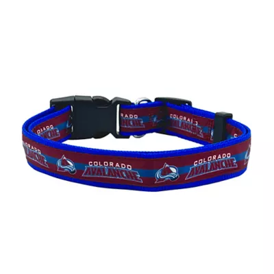 Pets First Colorado Avalanche Satin Collar - Image 1