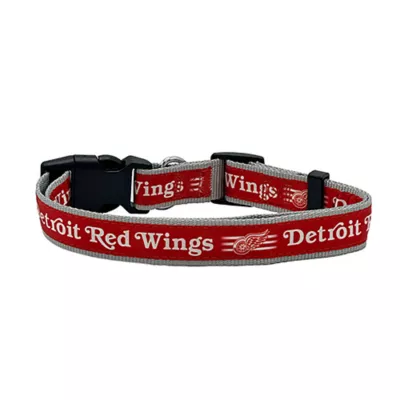 Pets First Detroit Red Wings Satin Collar - Image 1