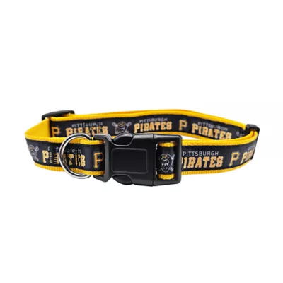 Pets First MLB Pittsburgh Pirates Satin Dog Collar - Image 1
