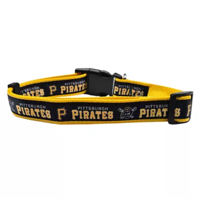 Pets First MLB Pittsburgh Pirates Satin Dog Collar - Image 2