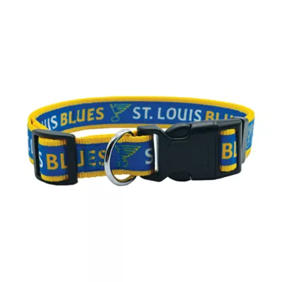 Pets First NHL St.Louis Blues Satin Dog Collar - Image 1