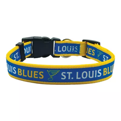 Pets First NHL St.Louis Blues Satin Dog Collar - Image 2