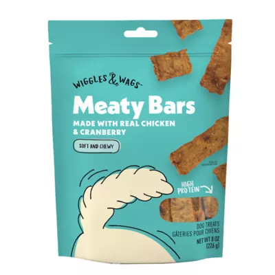 Wiggles & Wags® All Life Stages Meaty Bar Dog Treats - Chicken & Cranberry 8 oz - Image 1