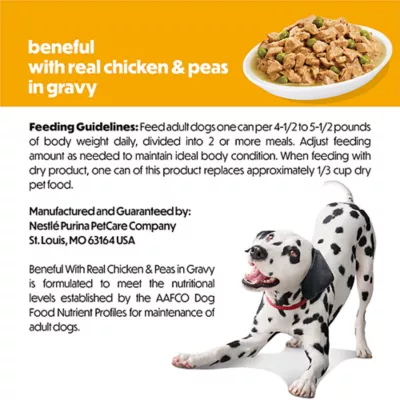 Purina® Beneful® Adult Wet Dog Food - Chicken & Peas 5.5 oz - Image 6