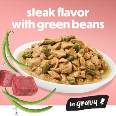 Purina® Beneful® Adult Wet Dog Food - Steak & Green Beans 5.5 oz - Image 2