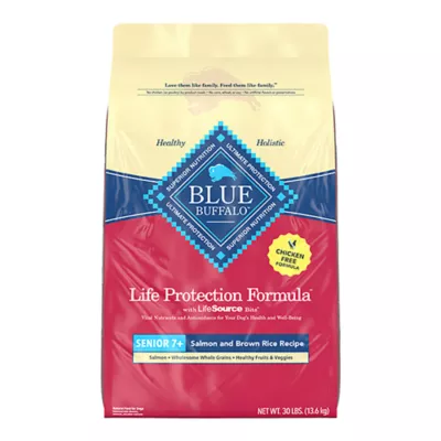 Blue Buffalo Life Protection Formula Senior 7+ Dry Dog Food - Salmon & Brown Rice - Image 1
