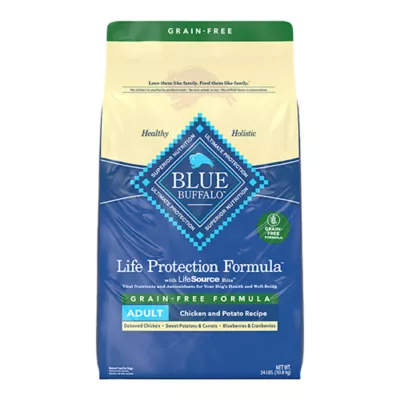 Blue Buffalo Life Protection Formula Adult Dry Dog Food - Chicken, Grain Free - Image 1