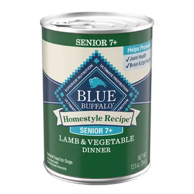 Blue Buffalo Homestyle Recipe Senior 7+ Wet Dog Food - Lamb & Vegetable, 12.5 oz - Image 1