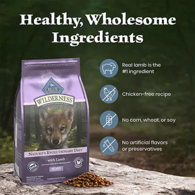 Blue Buffalo Wilderness High Protein Puppy Dry Dog Food - Chicken Free Formula, Lamb - Image 6