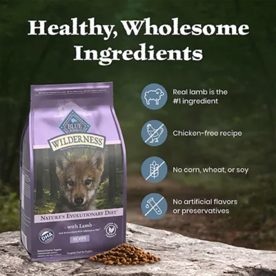 Blue Buffalo Wilderness High Protein Puppy Dry Dog Food - Chicken Free Formula, Lamb - Image 6