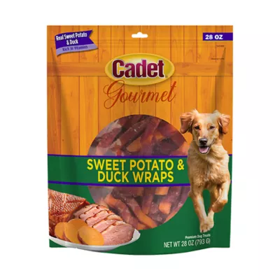 Cadet Gourmet Sweet Potato & Duck Wrapped Dog Treats Duck & Sweet Potato 28 oz - Image 1
