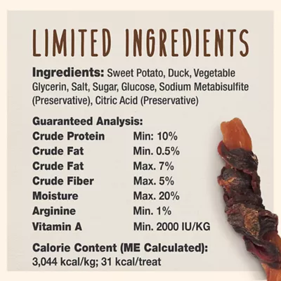 Cadet Gourmet Sweet Potato & Duck Wrapped Dog Treats Duck & Sweet Potato 28 oz - Image 4