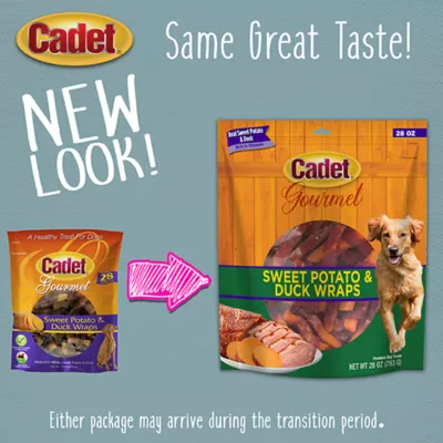 Cadet Gourmet Sweet Potato & Duck Wrapped Dog Treats Duck & Sweet Potato 28 oz - Image 7