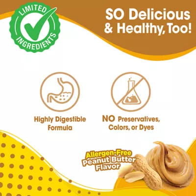 Nylabone Nubz Peanut Butter Dog Chew Treats Large - 15 Count - Image 5