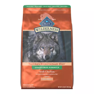 Blue Buffalo Wilderness Large Breed Adult Dry Dog Food - Chicken, High-Protein, Grain-Free - Image 1