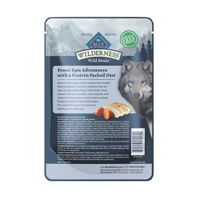 Blue Buffalo Wilderness Protein Powered Meals Adult Wet Dog Food - 9 oz Pouch - Image 2