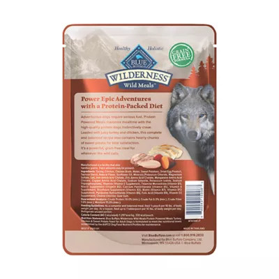 Blue Buffalo Wilderness Protein Powered Meals Adult Wet Dog Food - 9 oz Pouch - Image 2