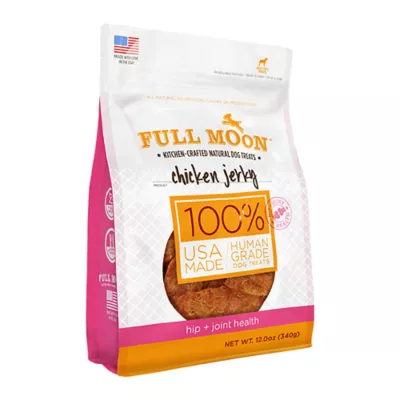 Full Moon Hip & Joint Health All Life Stages Natural Dog Treats - Chicken Jerky 12 oz - Image 1